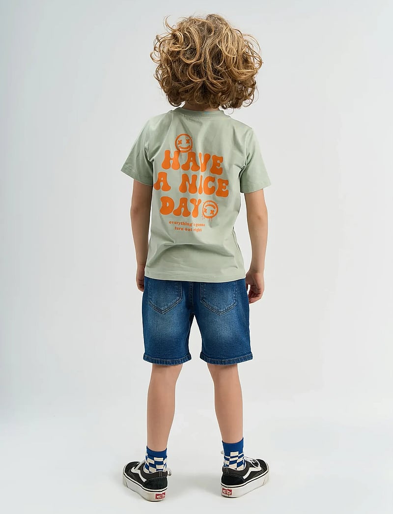 The New - TNSander S_S Tee - kortärmade t-shirts - aqua gray - 3