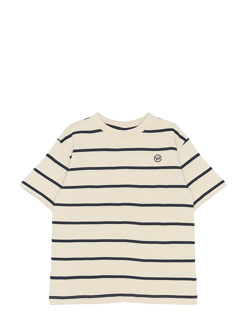 The New - TNSloane OS S_S Tee - kurzärmelige - gardenia striped - 1