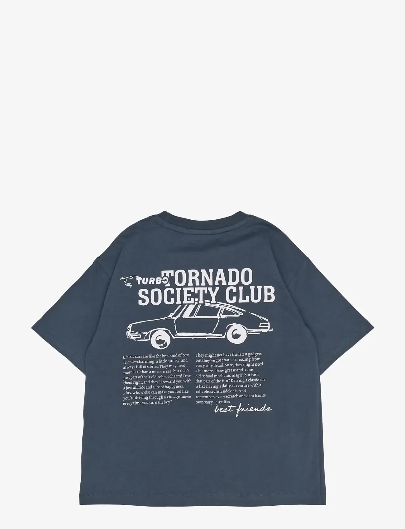 The New - TNSigvard OS S_S Tee - kortärmade t-shirts - navy blazer - 2