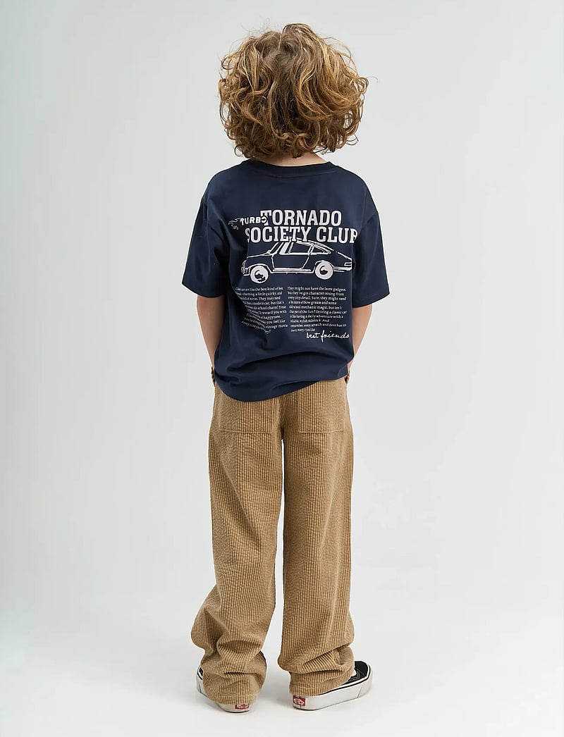 The New - TNSigvard OS S_S Tee - kortärmade t-shirts - navy blazer - 4