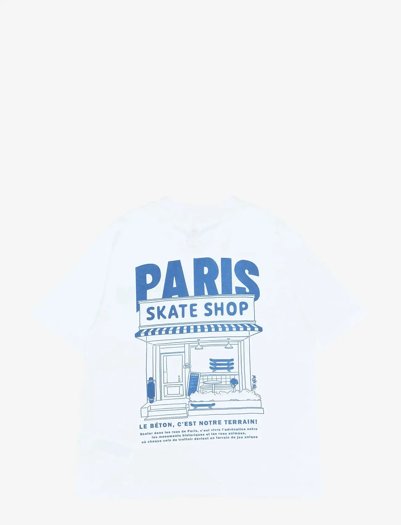 The New - TNSeymore OS S_S Tee - kortærmede t-shirts - bright white - 2