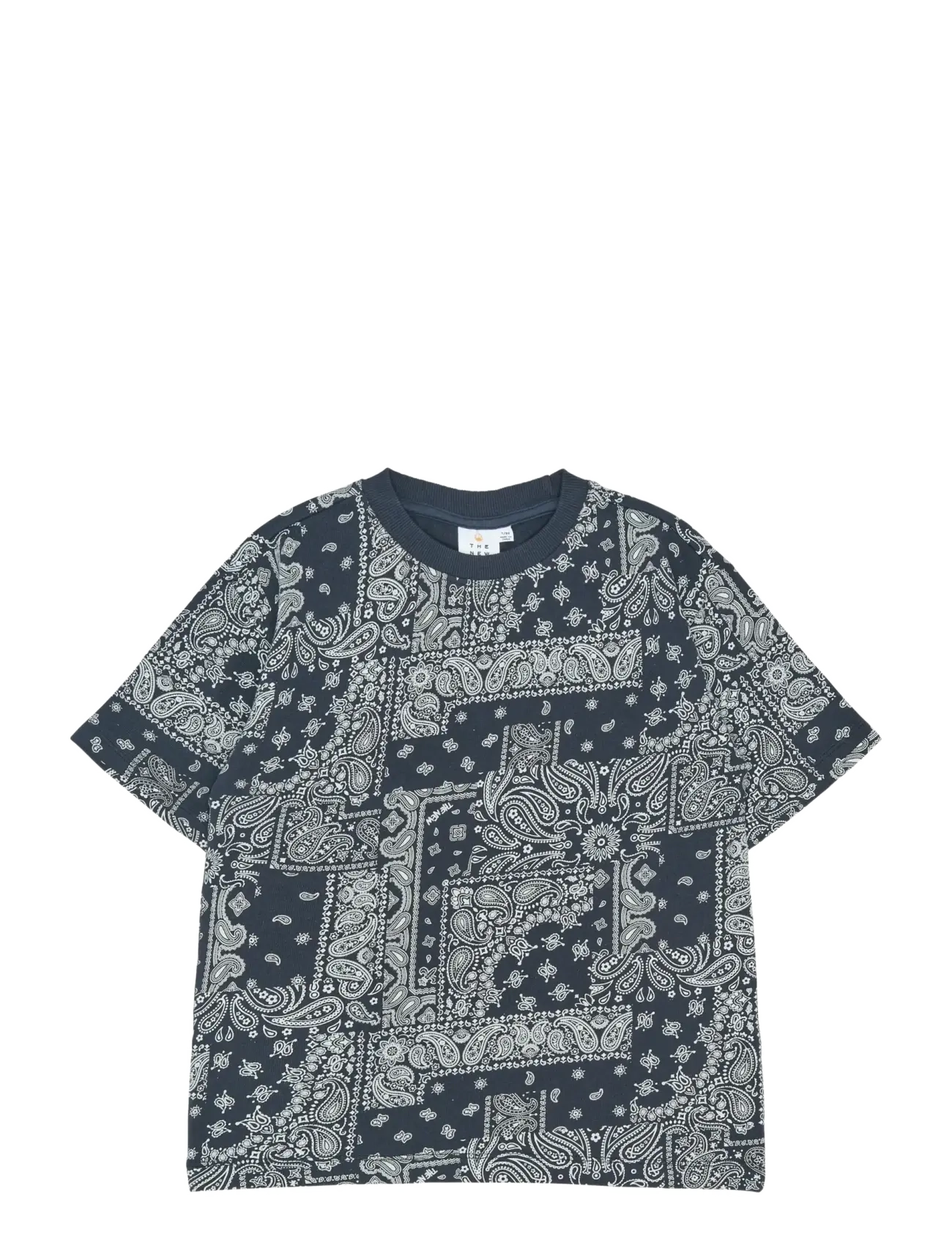 The New TNSixten OS S_S Tee - Kleding - NAVY BLAZER AOP / navy