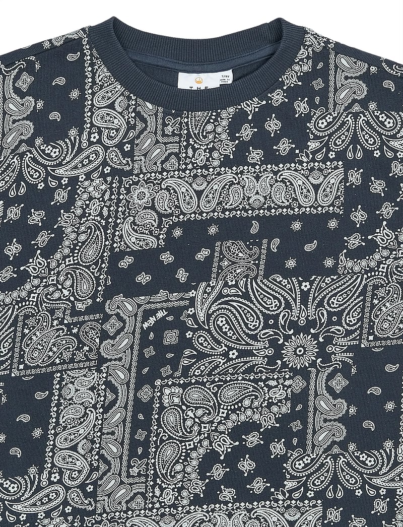 The New - TNSixten OS S_S Tee - kortærmede t-shirts - navy blazer aop - 3