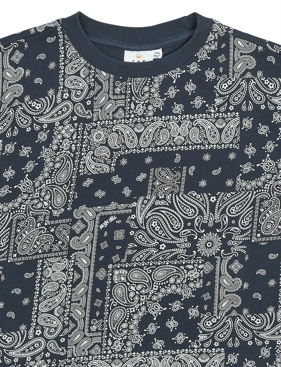 The New - TNSixten OS S_S Tee - kurzärmelige - navy blazer aop - 3