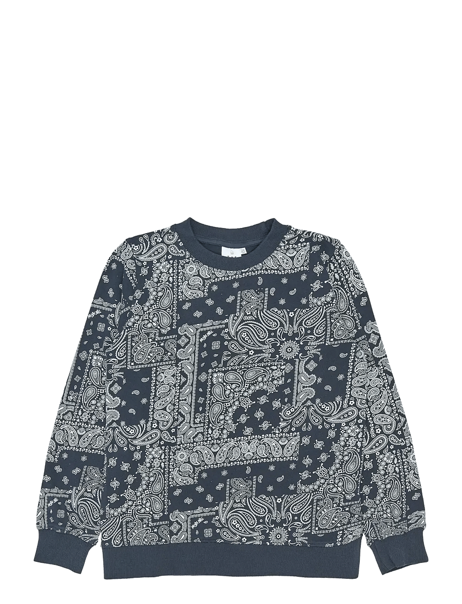 The New - TNSixten Sweatshirt - sweatshirts - navy blazer aop - 1