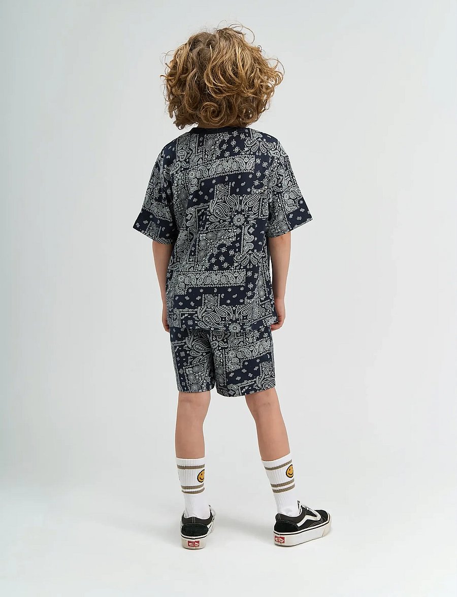 The New - TNSixten Shorts - casual shorts - navy blazer aop - 3