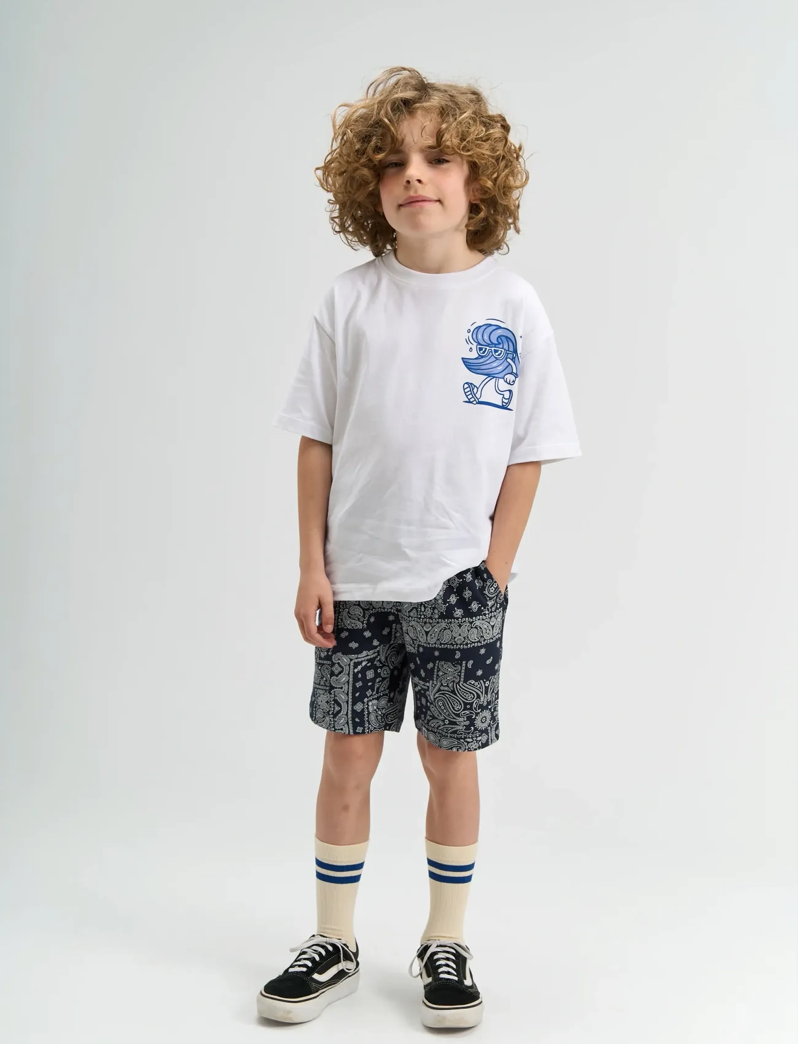 The New - TNSixten Shorts - casual shorts - navy blazer aop - 4