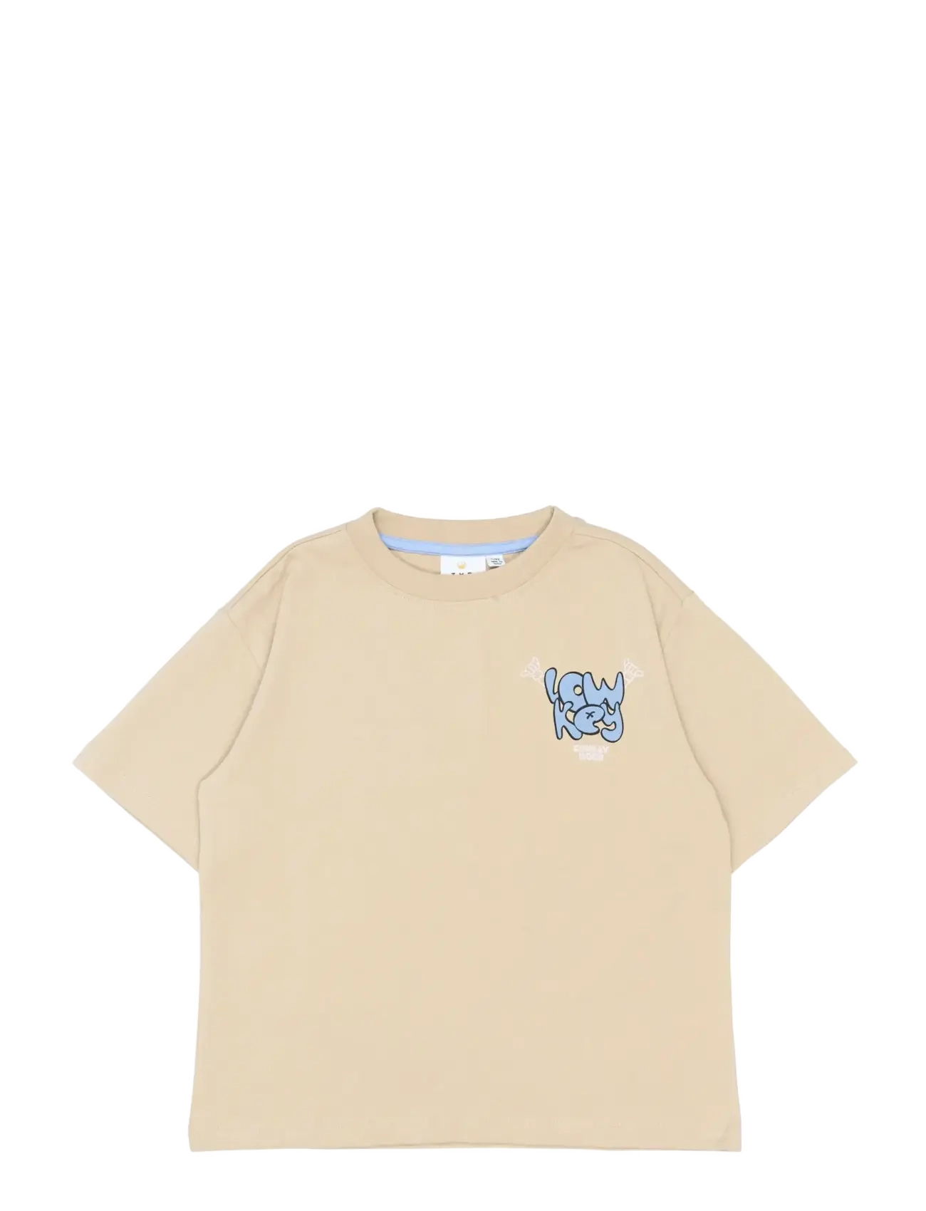 The New TNScott OS S_S Tee - Uus - HUMUS / beige