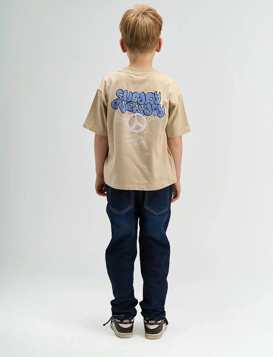 The New - TNScott OS S_S Tee - kortærmede t-shirts - humus - 4