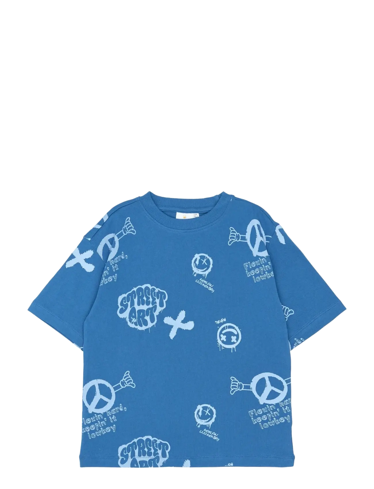 The New - TNSpencer OS S_S Tee - kurzärmelige - true blue aop - 1