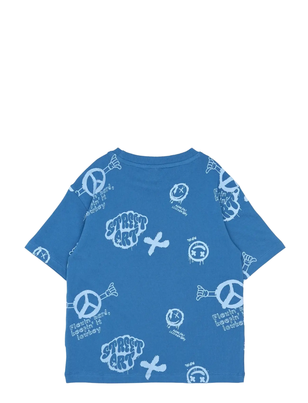 The New - TNSpencer OS S_S Tee - kurzärmelige - true blue aop - 2