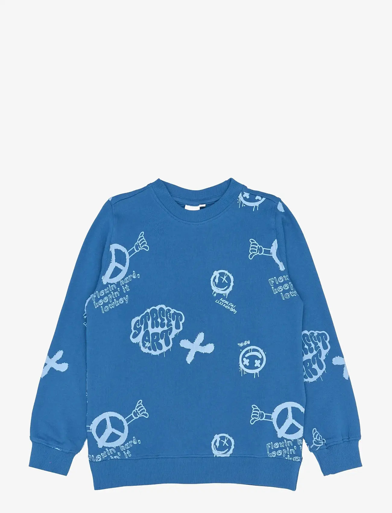 The New - TNSpencer Sweatshirt - sweatshirts - true blue aop - 1