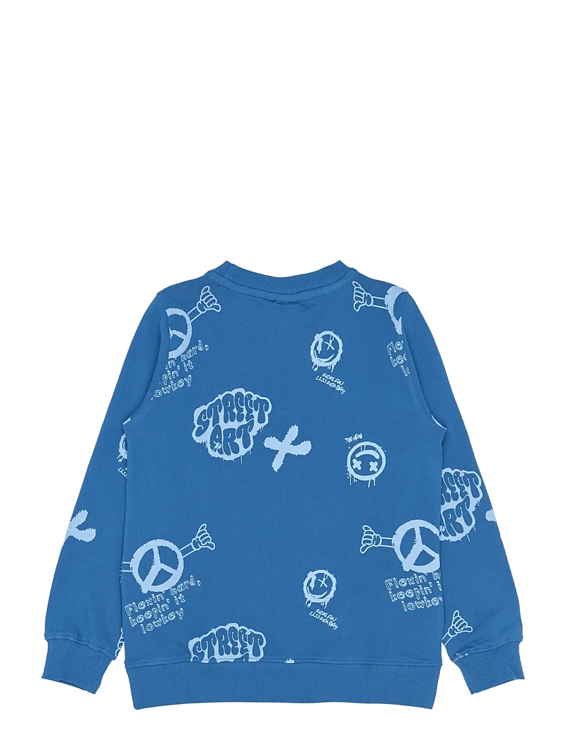 The New - TNSpencer Sweatshirt - sweatshirts - true blue aop - 2