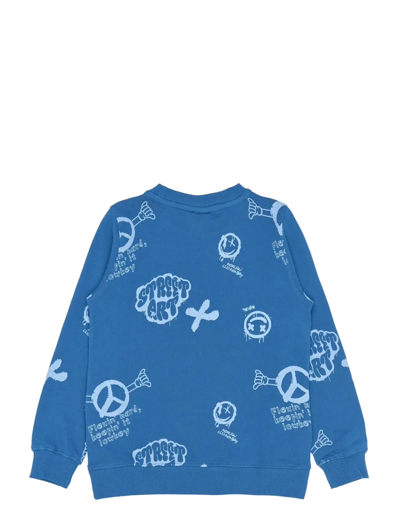 The New - TNSpencer Sweatshirt - collegepaidat - true blue aop - 2