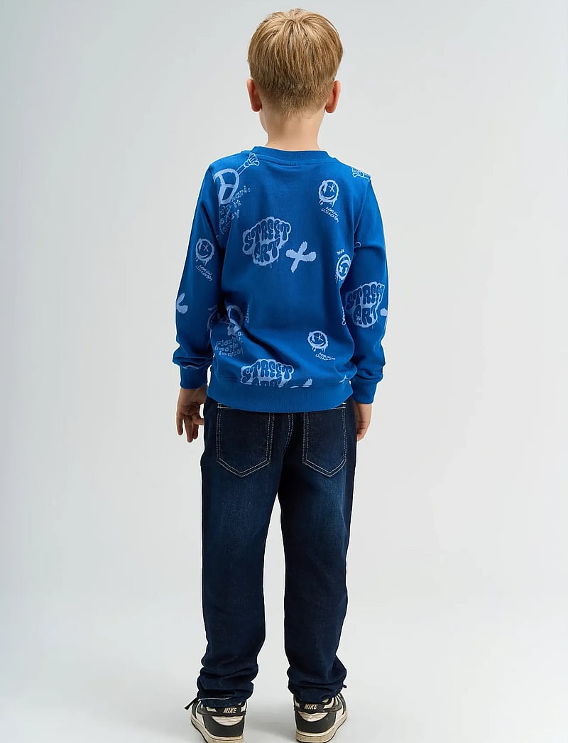 The New - TNSpencer Sweatshirt - sweatshirts - true blue aop - 3