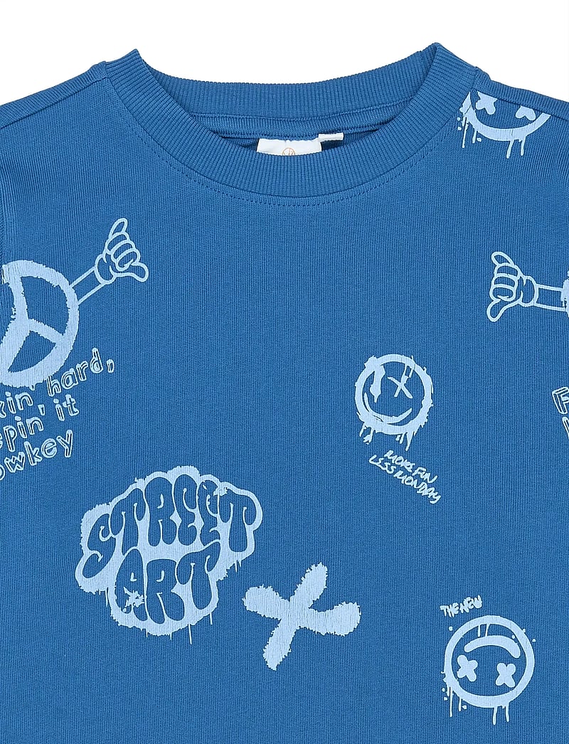 The New - TNSpencer Sweatshirt - sweatshirts - true blue aop - 4