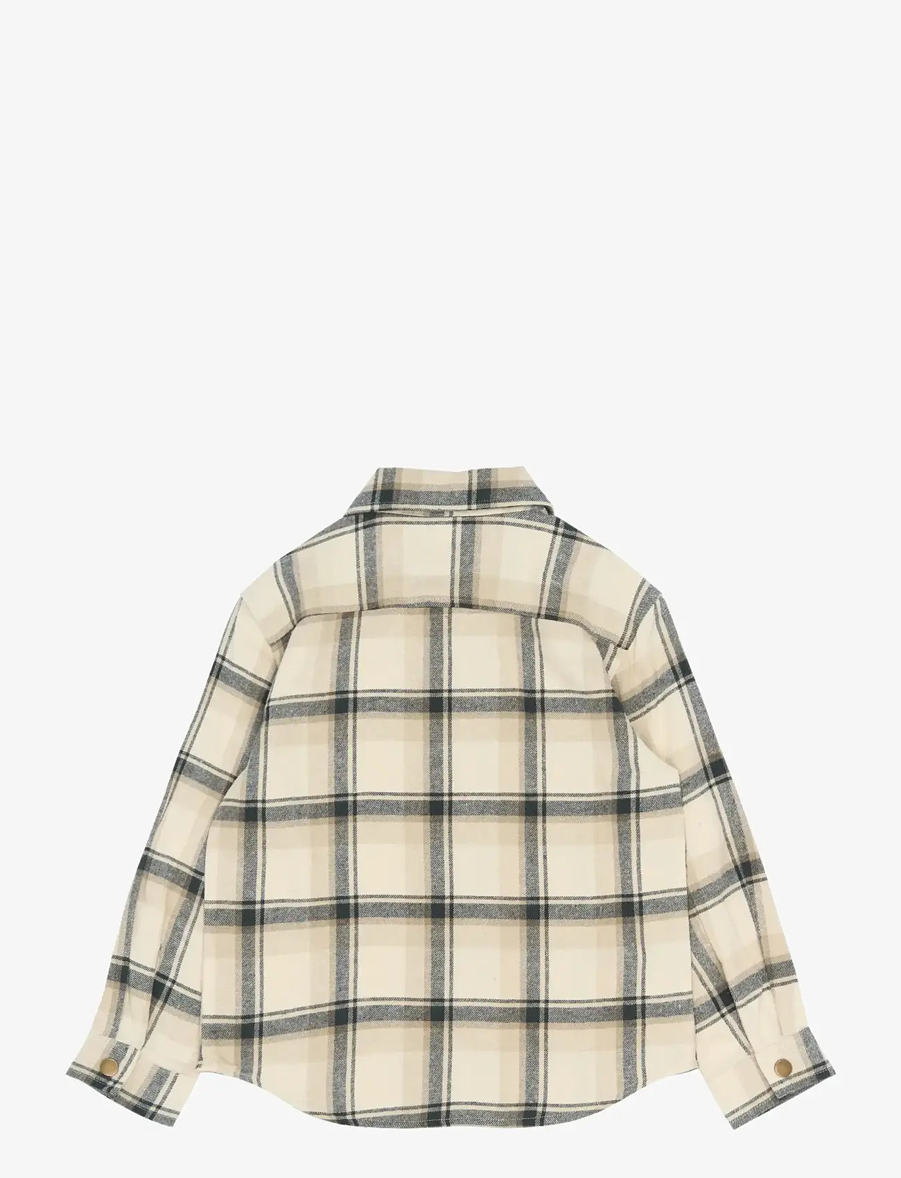 The New - TNSaul OS L_S Flannel Shirt - langerma skyrtur - humus check - 2