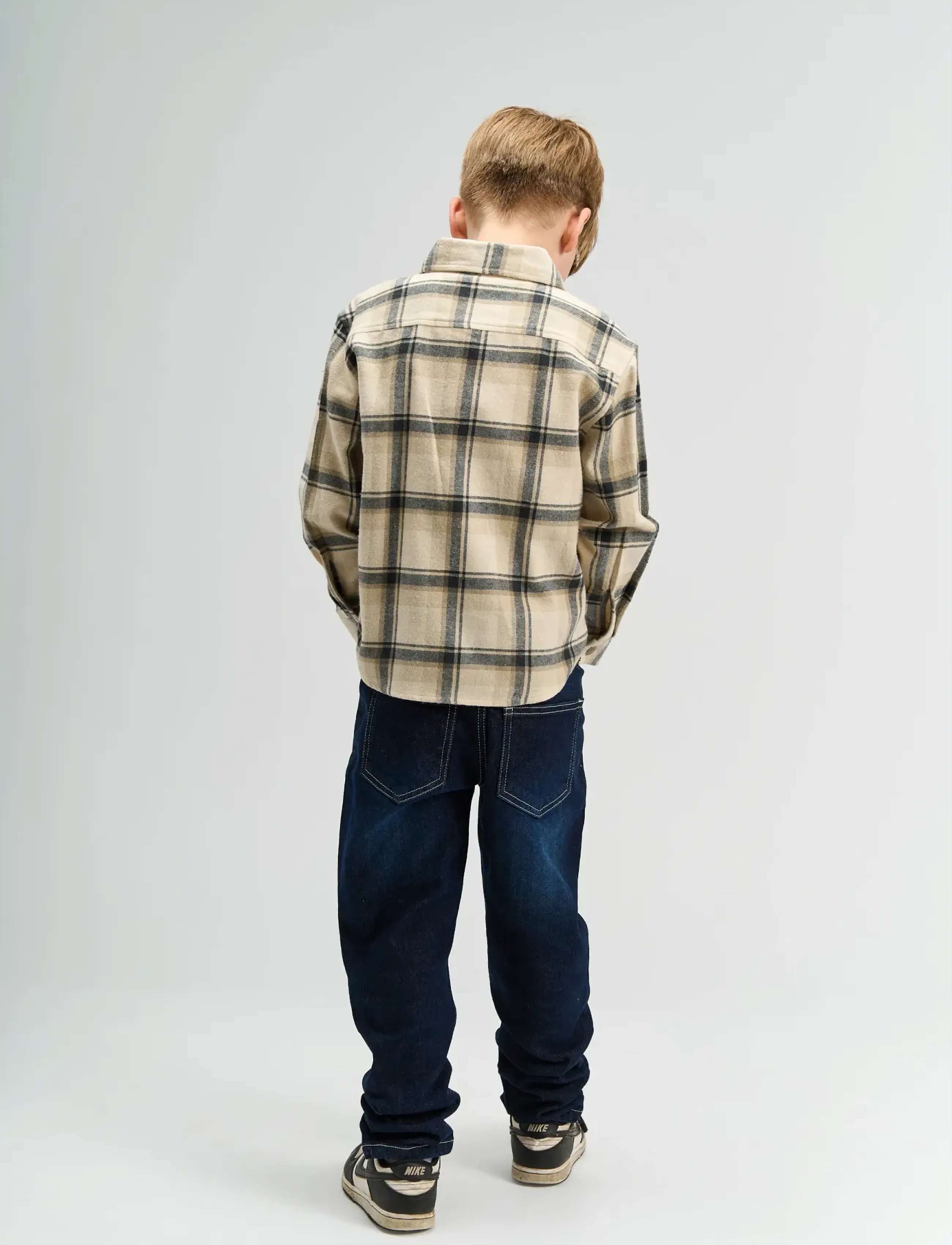 The New - TNSaul OS L_S Flannel Shirt - overhemden met lange mouwen - humus check - 3