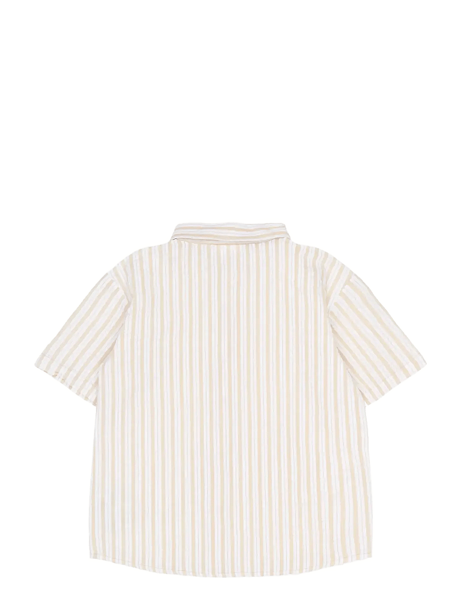 The New - TNSmith S_S Shirt - kurzärmlige hemden - humus striped - 2