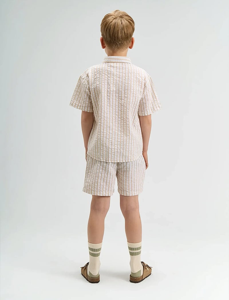 The New - TNSmith S_S Shirt - kurzärmlige hemden - humus striped - 3