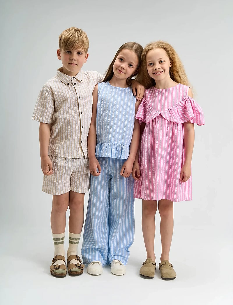 The New - TNSmith S_S Shirt - kurzärmlige hemden - humus striped - 4