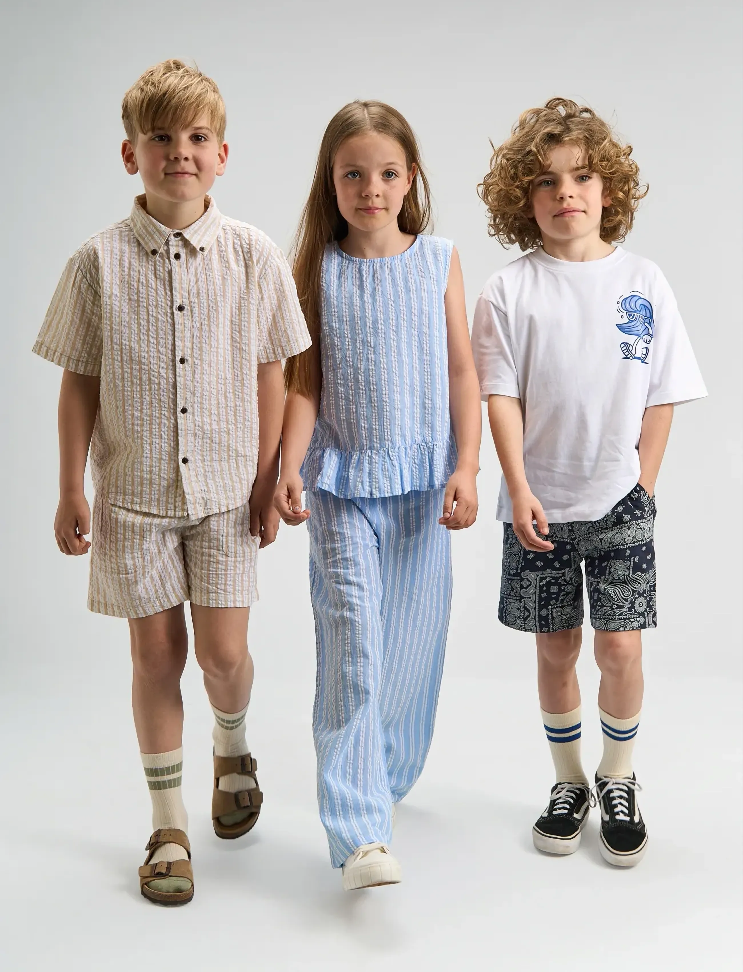 The New - TNSmith S_S Shirt - kurzärmlige hemden - humus striped - 5