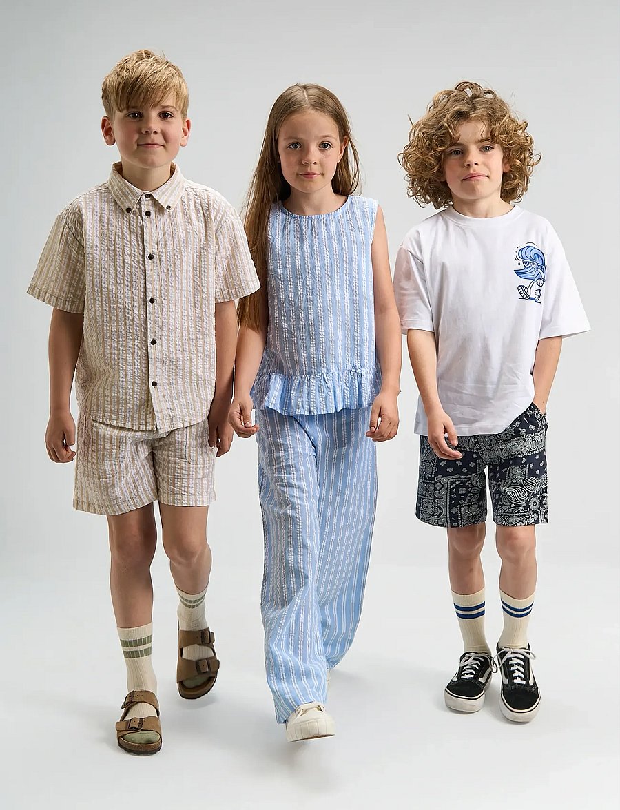 The New - TNSmith S_S Shirt - kurzärmlige hemden - humus striped - 5