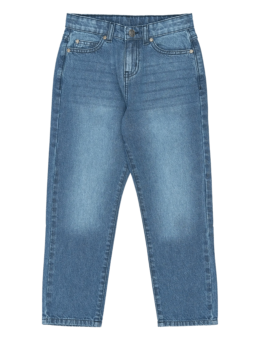 The New - TNMarchall Baggy Fit Jeans - medium blue denim - 1