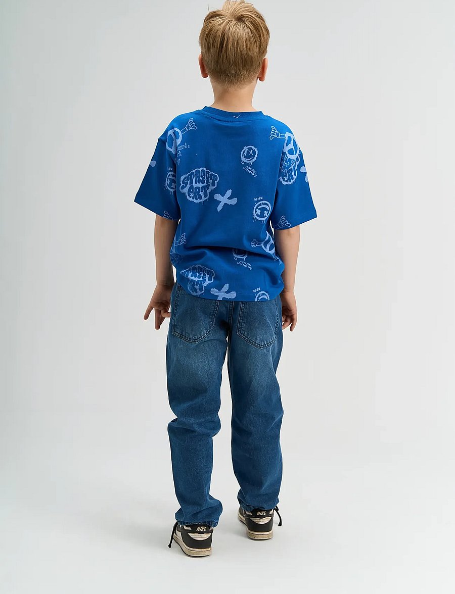 The New - TNMarchall Baggy Fit Jeans - medium blue denim - 3