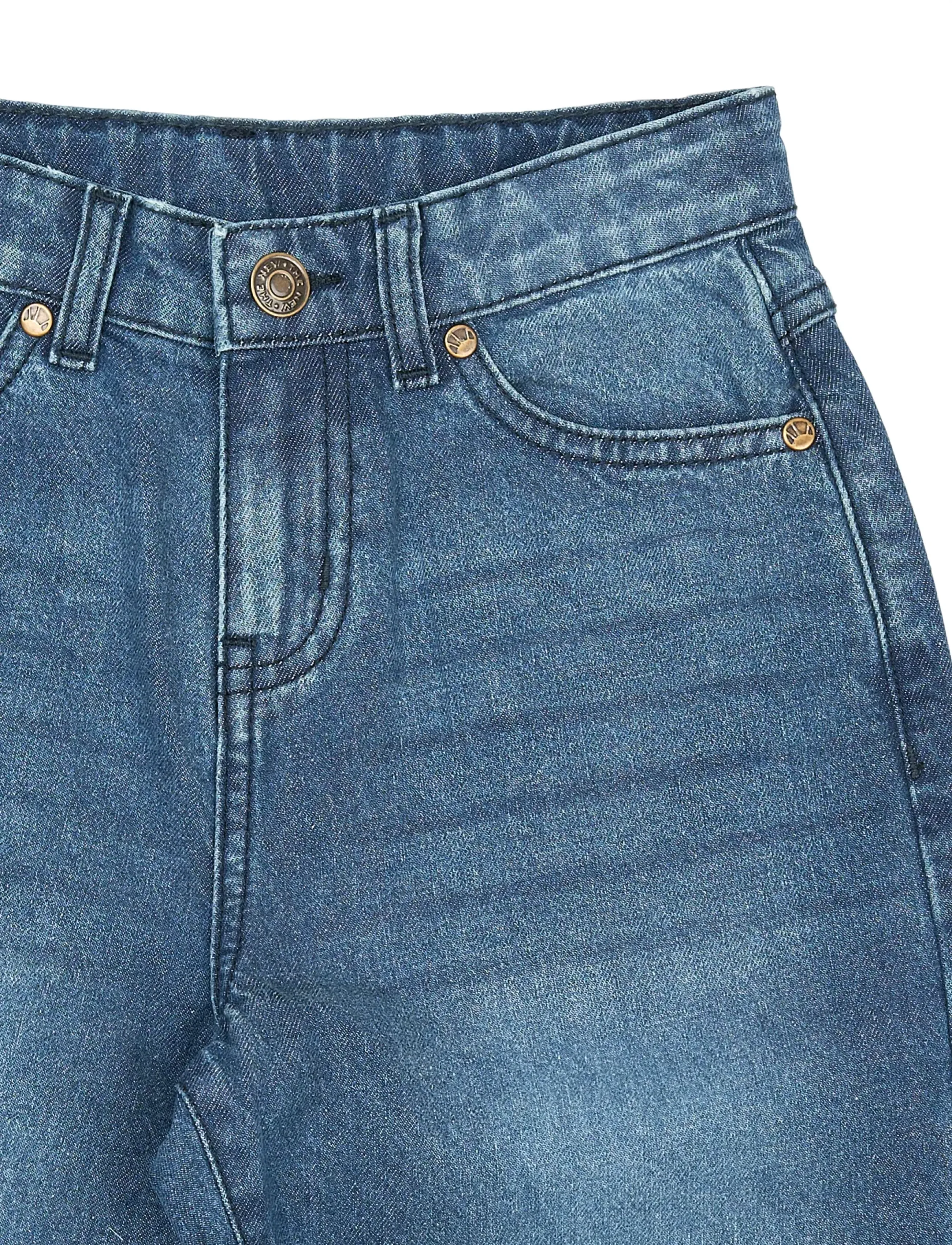 The New - TNMarchall Baggy Fit Jeans - medium blue denim - 4