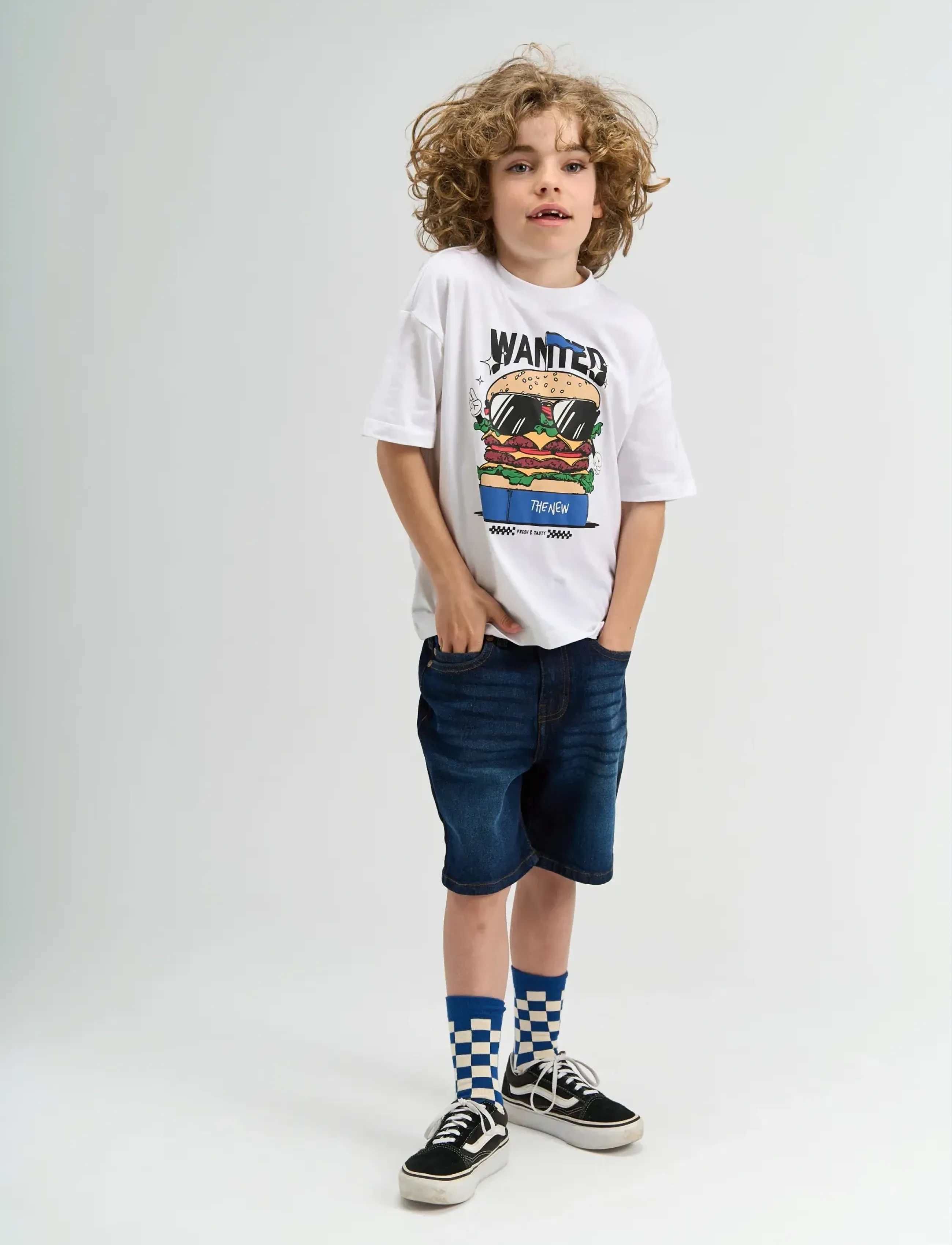 The New TNJosh Tapered Fit Denim Shorts - Jeansshorts - DARK BLUE DENIM / navy