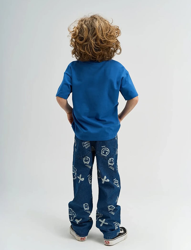 The New - TNSlate Baggy Fit Jeans - loose jeans - medium blue denim aop - 3