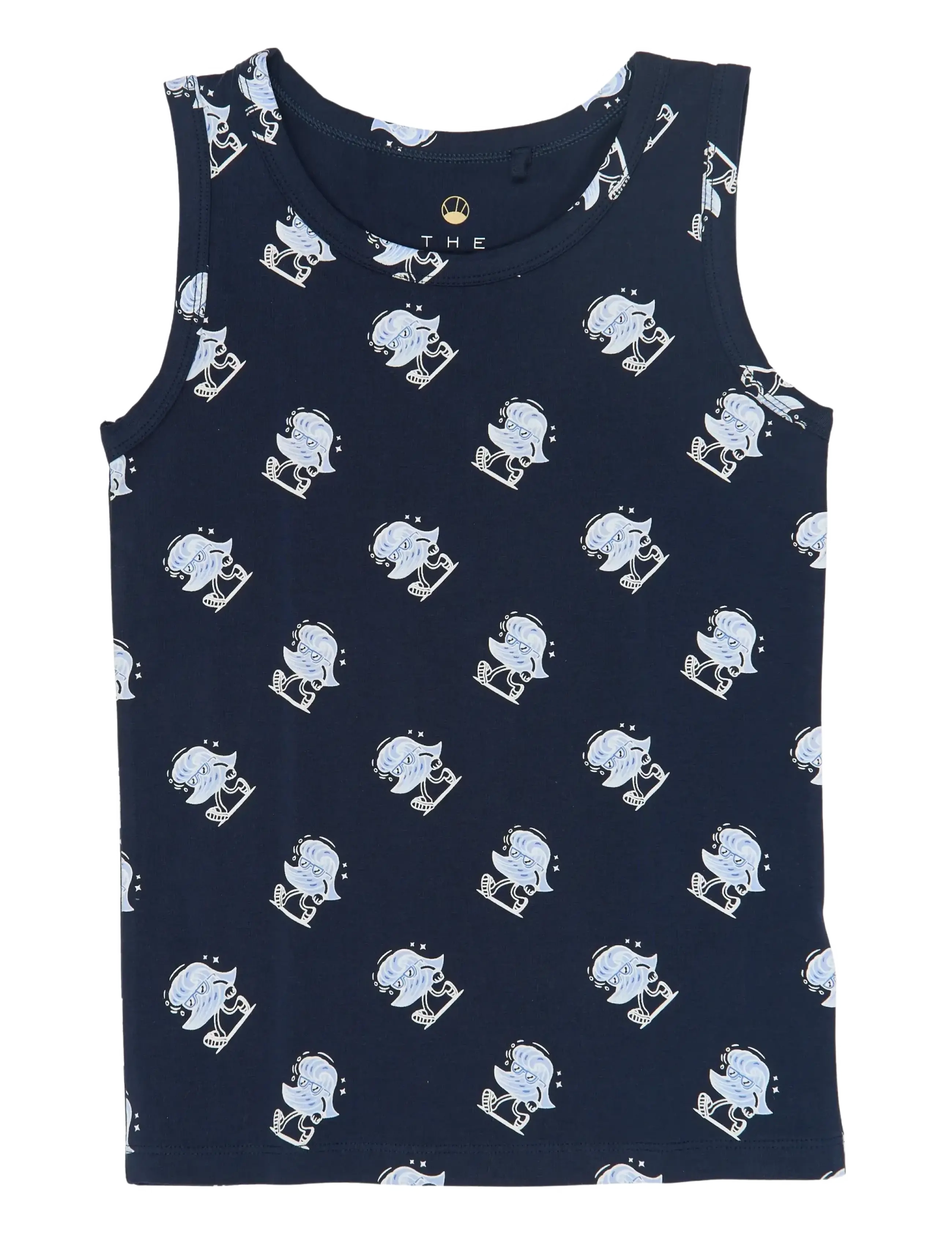 The New - TNTHE NEW Tank Top 2-Pack - hlýrabolir - navy blazer aop - 1