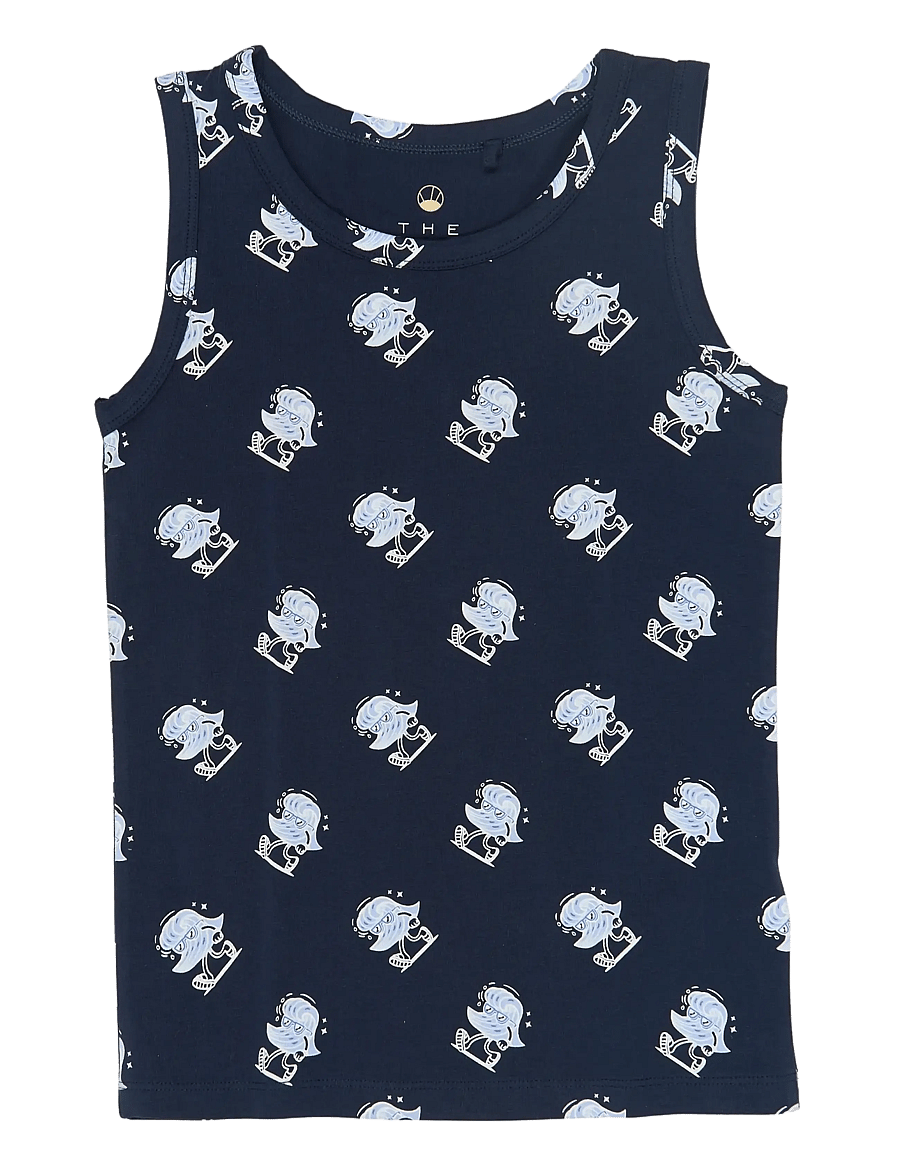 The New - TNTHE NEW Tank Top 2-Pack - hlýrabolir - navy blazer aop - 1