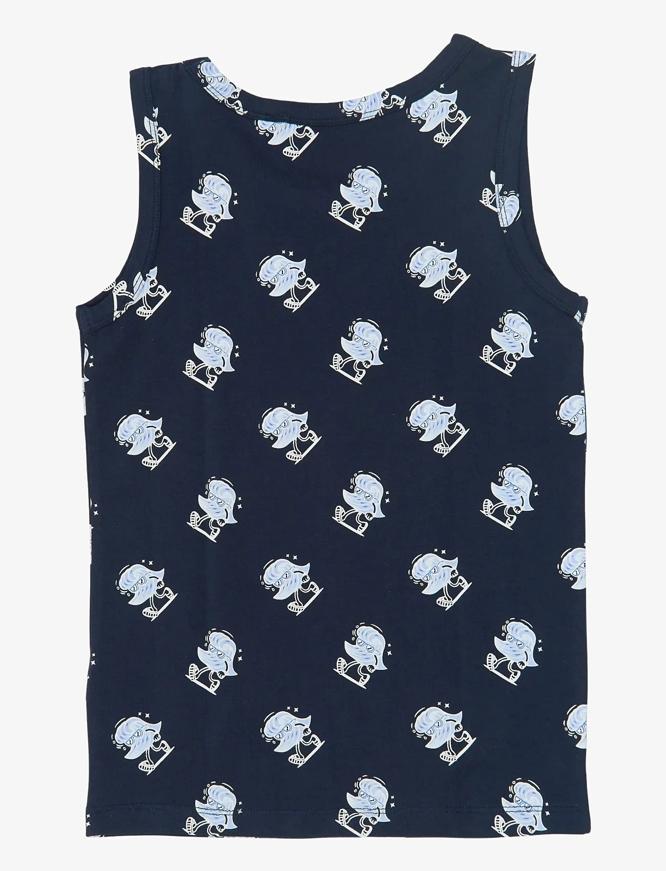 The New - TNTHE NEW Tank Top 2-Pack - linnen - navy blazer aop - 2