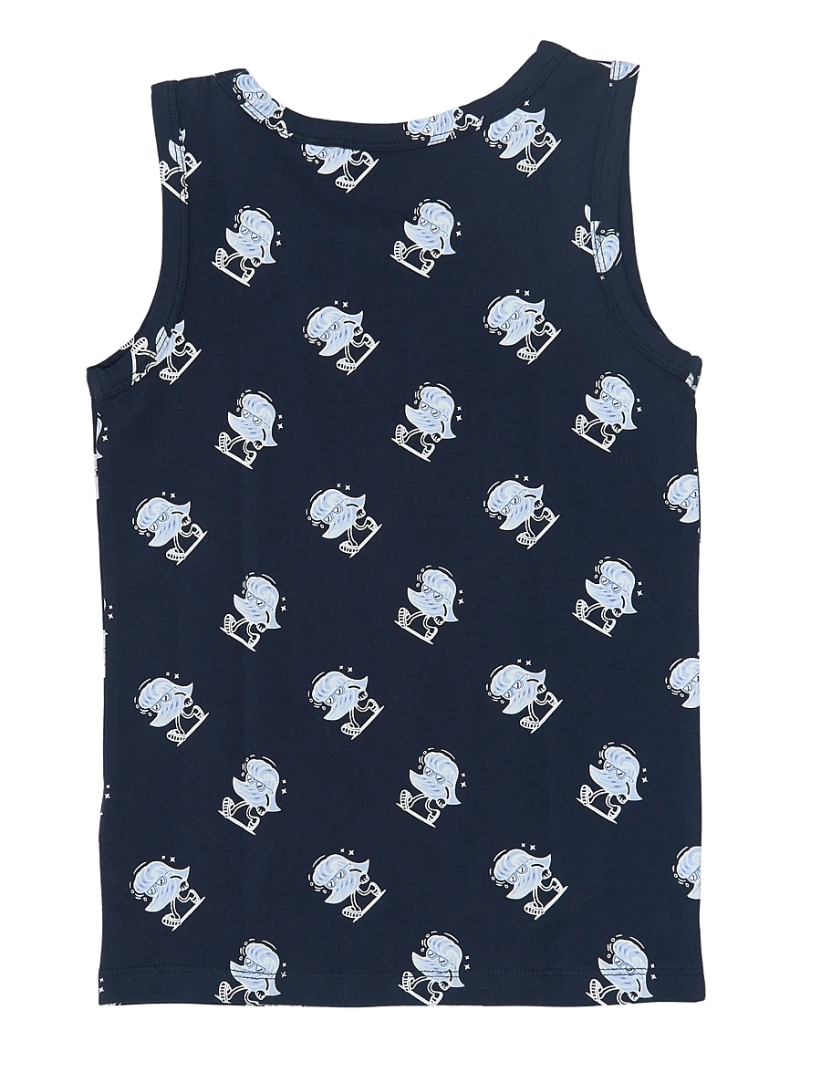 The New - TNTHE NEW Tank Top 2-Pack - hlýrabolir - navy blazer aop - 2