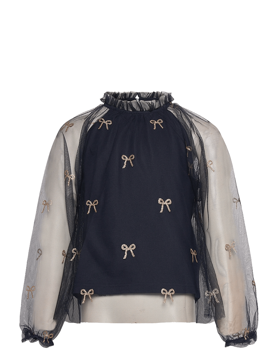 The New - TNRudelle L_S Top - navy blazer aop - 0