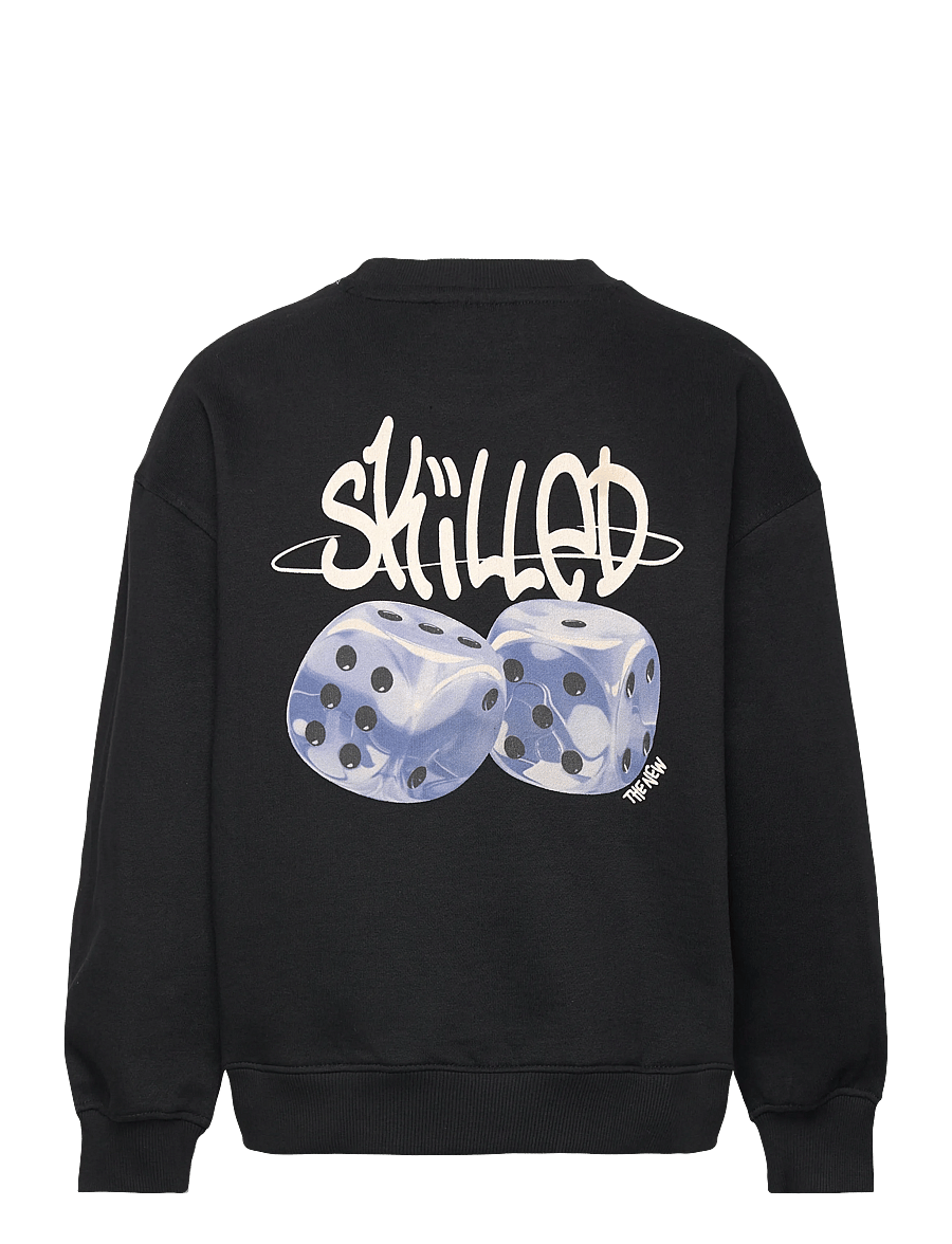 The New - TNRon OS Sweatshirt - sporta džemperi - black beauty - 1