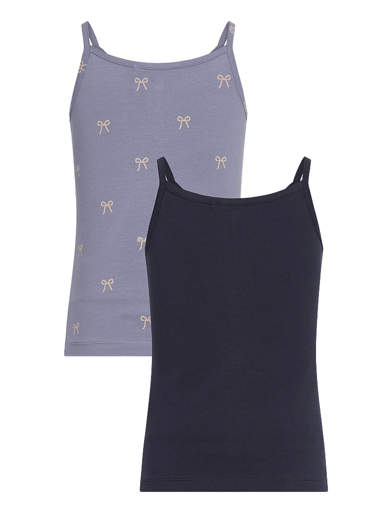 The New - TNTHE NEW Strap Top 2-Pack - linnen - navy blazer - 1