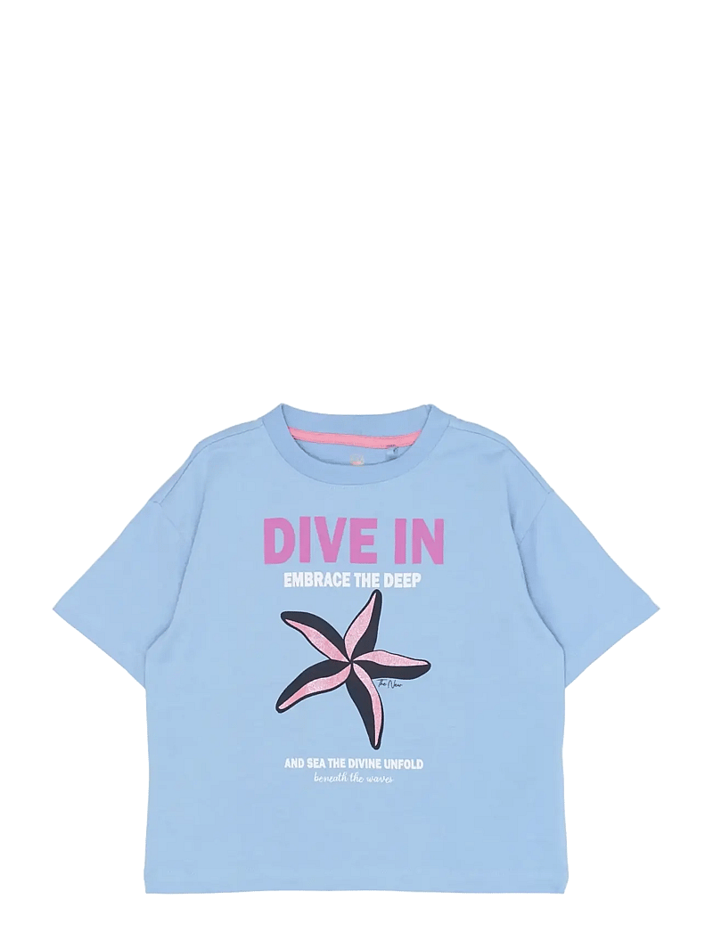 The New - TNTinsley OS S_S Tee - short-sleeved t-shirts - forever blue - 1