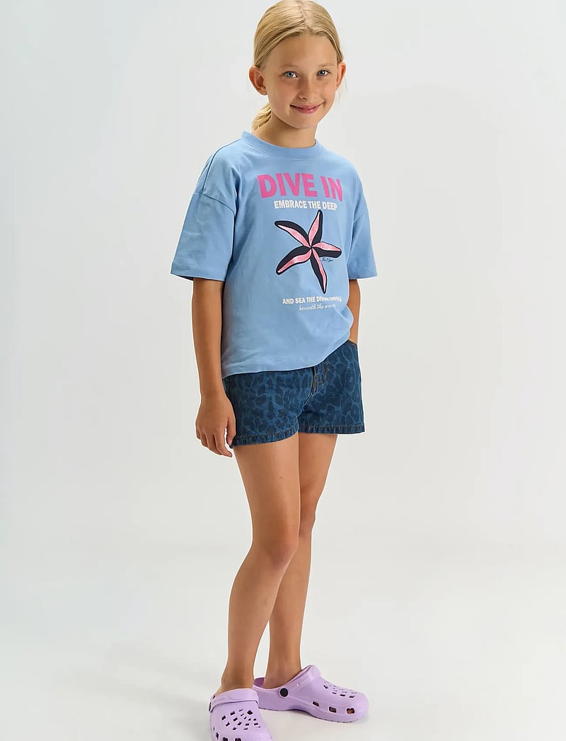 The New - TNTinsley OS S_S Tee - short-sleeved t-shirts - forever blue - 3
