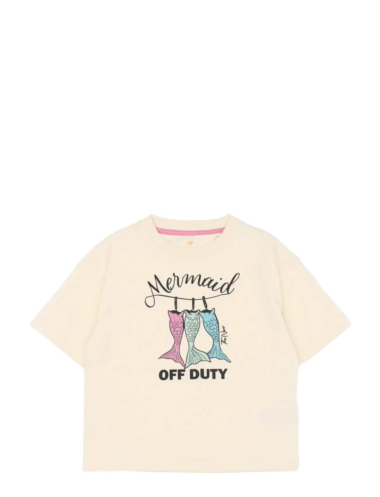 THE NEW Tntia Os S_S Tee Cream - 158/164 - Kinder