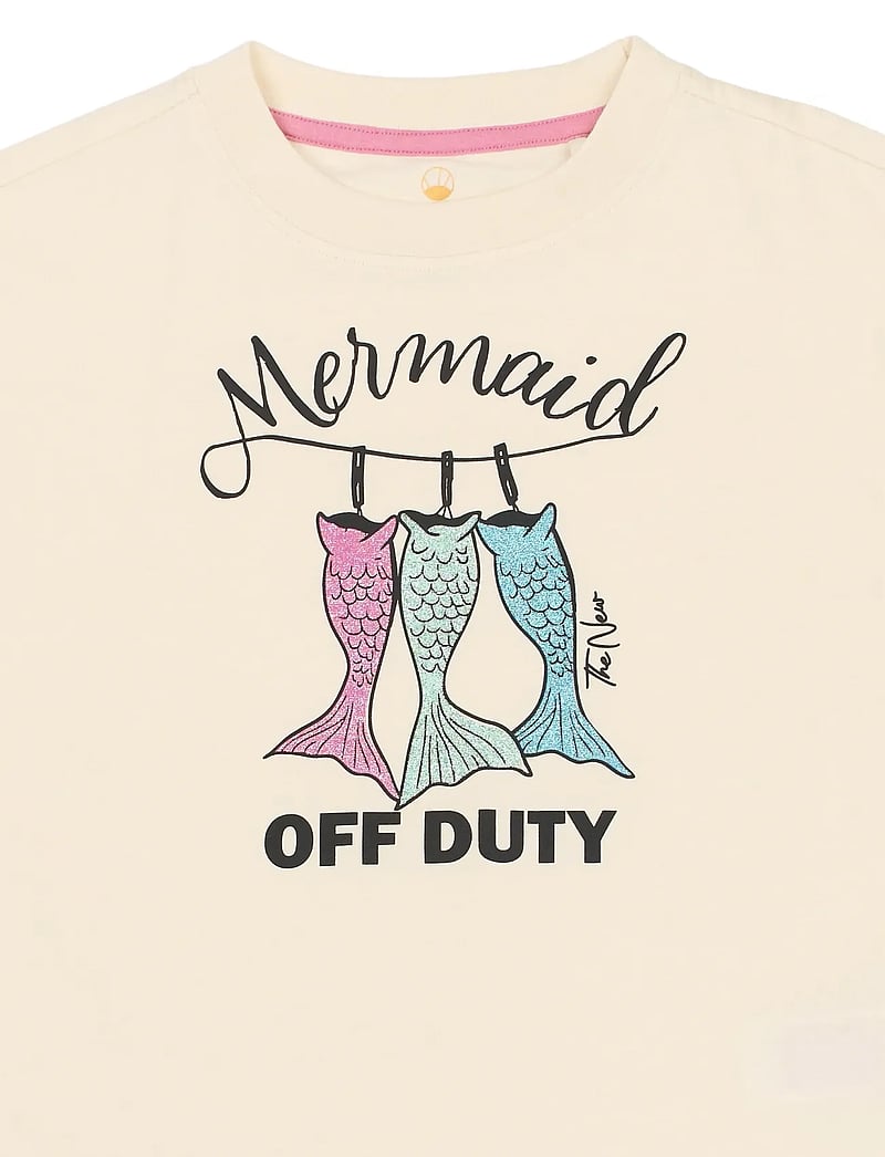 The New - TNTia OS S_S Tee - kortærmede t-shirts - gardenia - 5