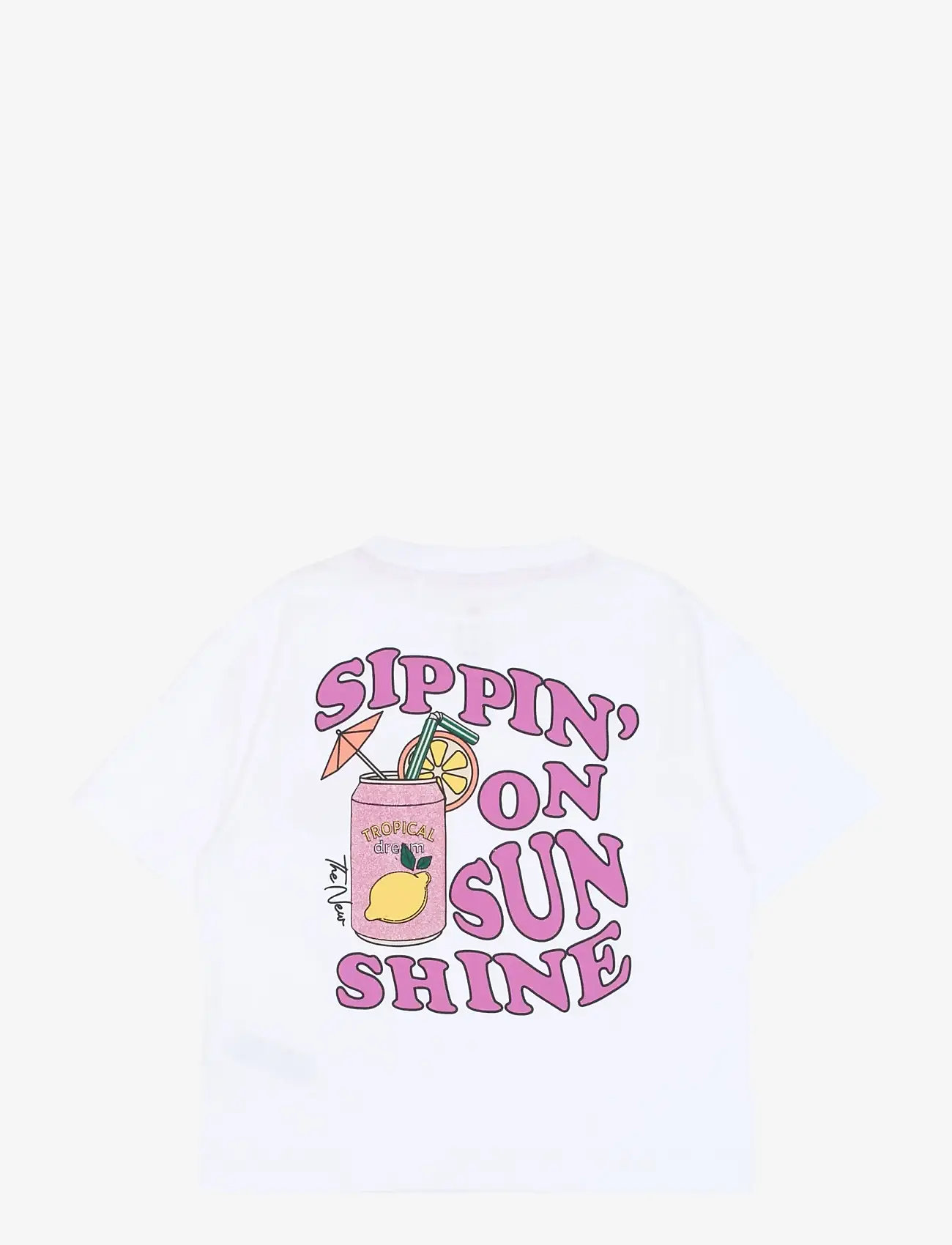 The New - TNTarla OS S_S Tee - kortærmede t-shirts - bright white - 2