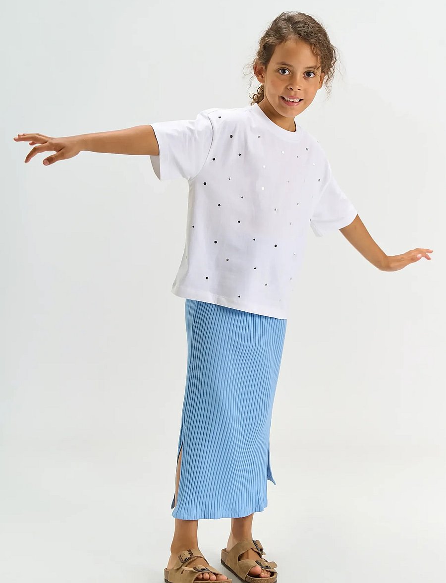 The New - TNTrudie OS S_S Tee - kortærmede t-shirts - bright white - 0