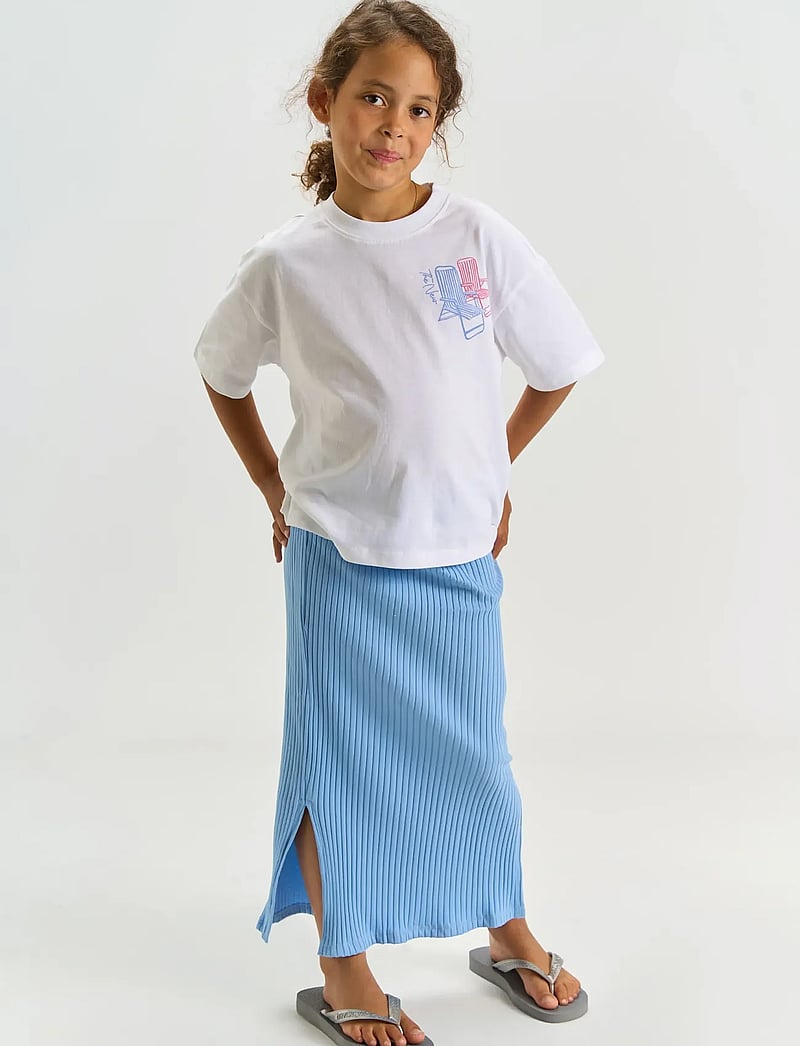 The New - TNThora OS S_S Tee - short-sleeved t-shirts - bright white - 0