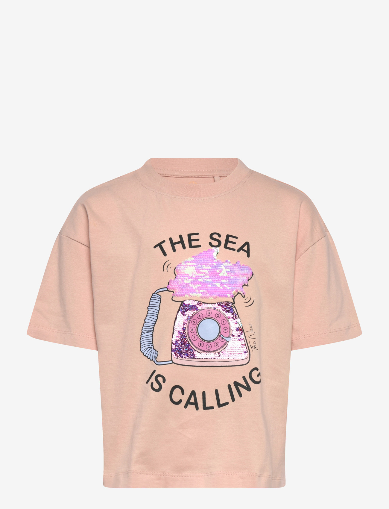 The New - TNTiffany OS S_S Tee - stutterma bolir - peach whip - 1