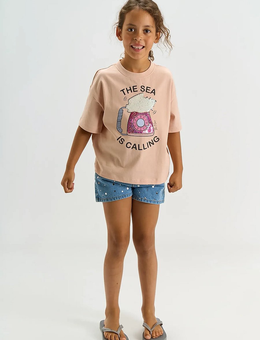 The New - TNTiffany OS S_S Tee - kurzärmelige - peach whip - 0