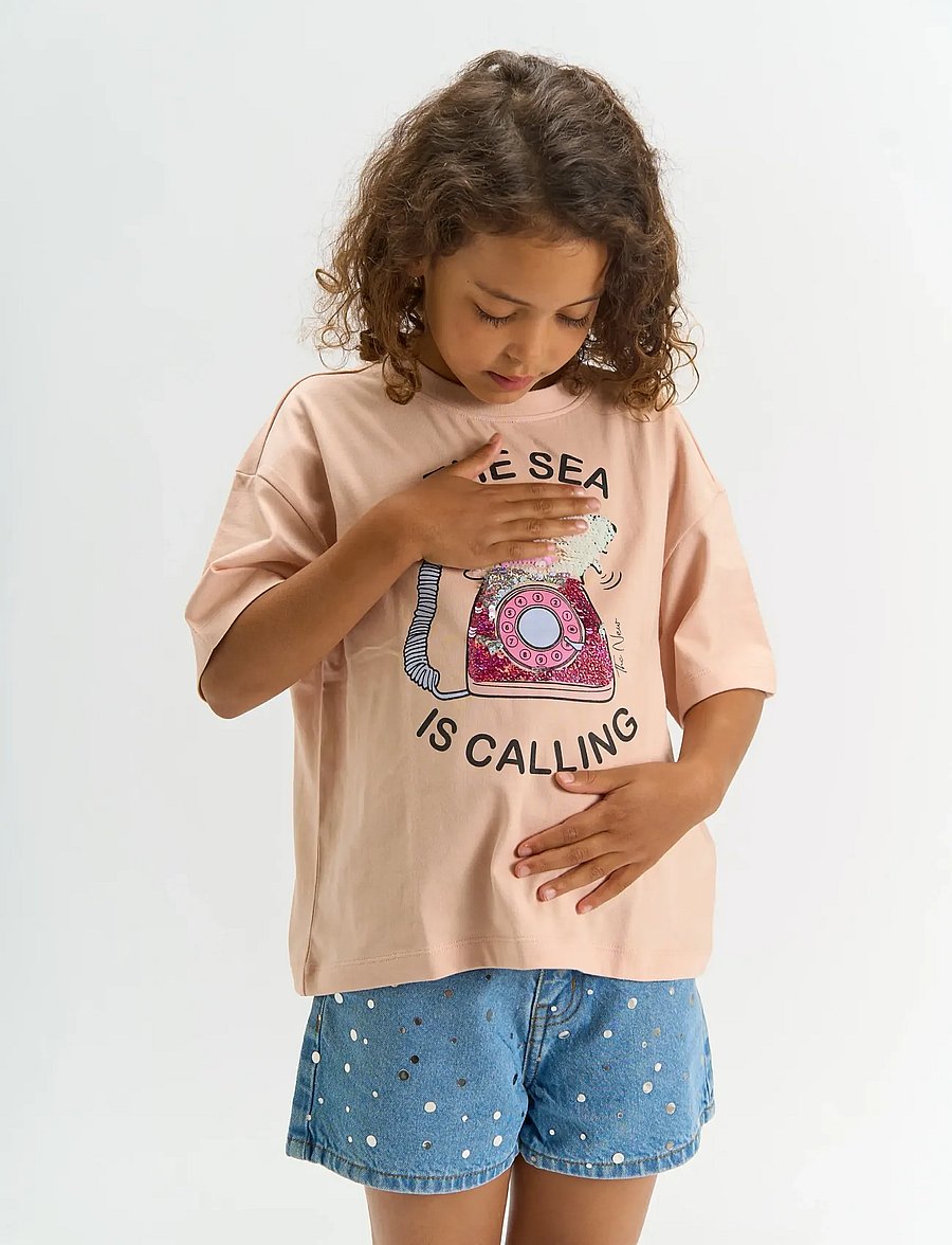 The New - TNTiffany OS S_S Tee - kurzärmelige - peach whip - 5