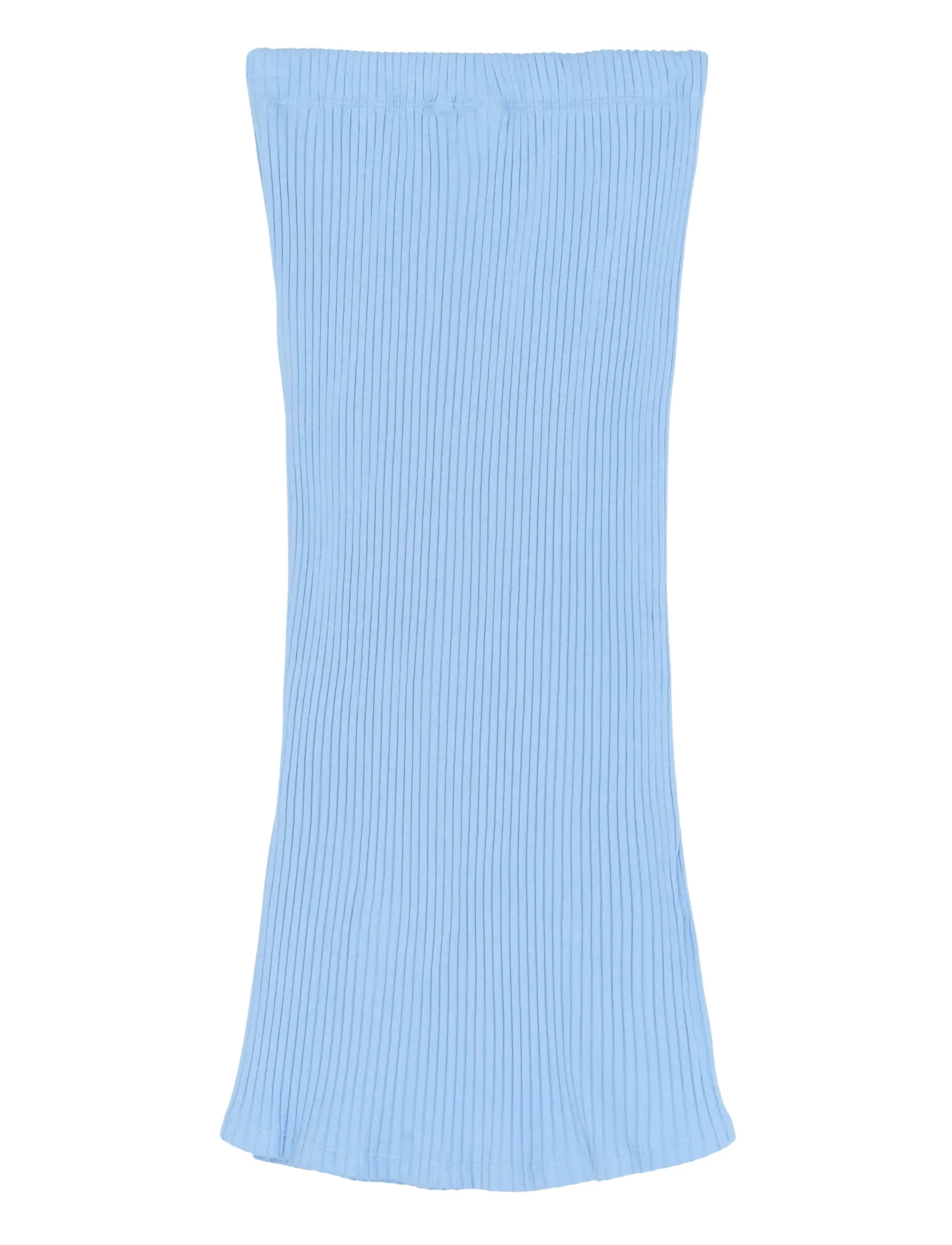The New - TNTove Long Rib Skirt - midi nederdele - forever blue - 2
